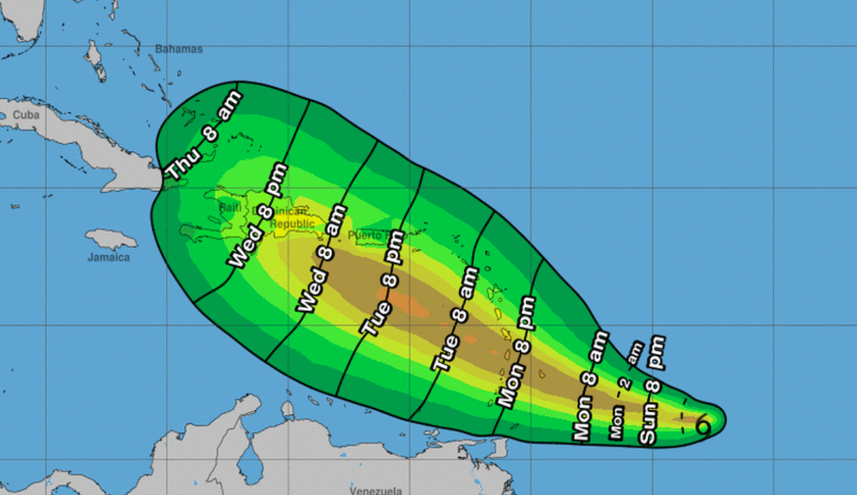 Dorian está en camino a convertirse en huracán