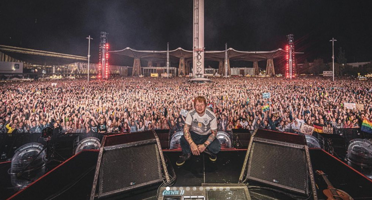 Ed Sheeran bate el récord de U2 con su gira Divide