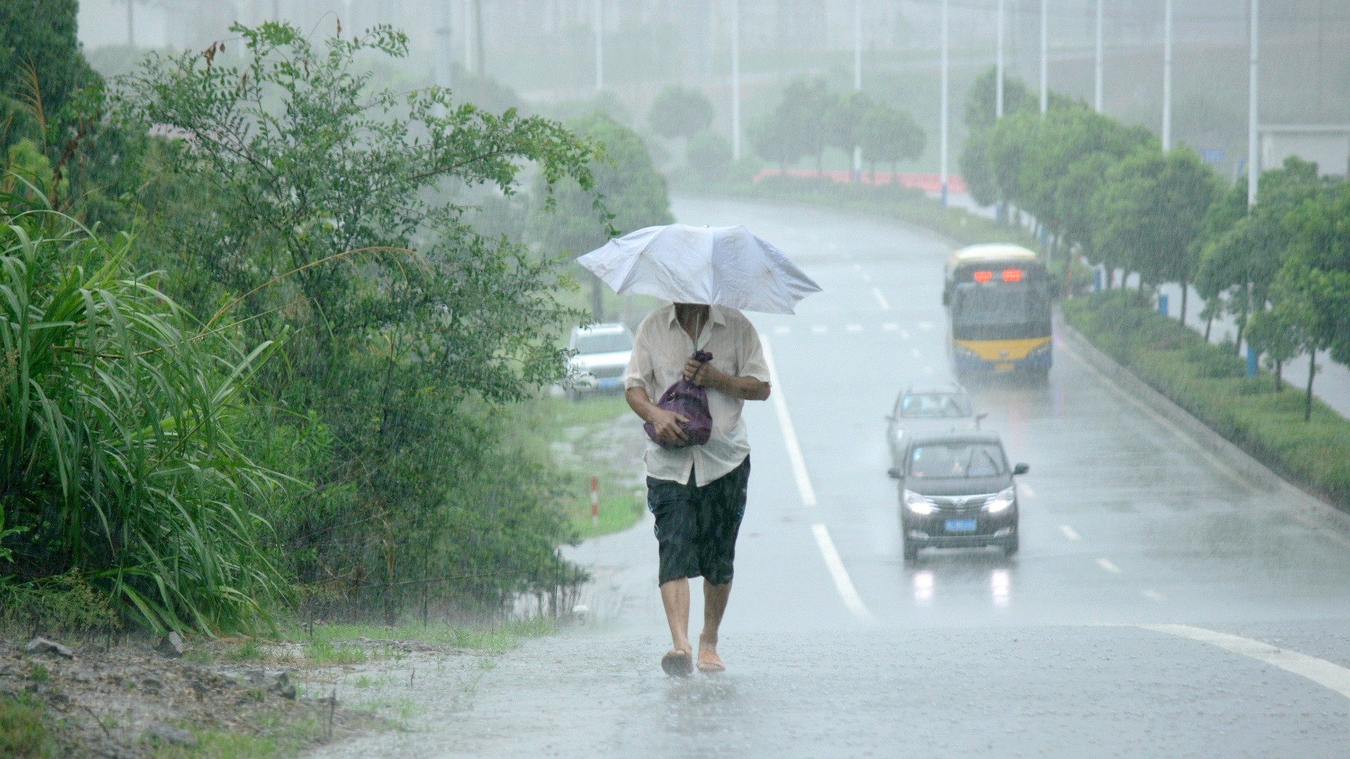 Suman 44 muertos por tifón Lekima en China