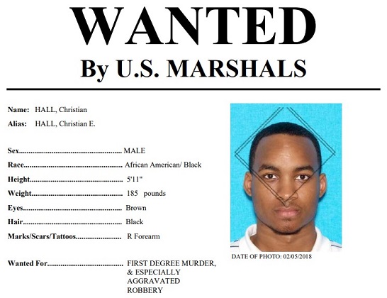 Detienen en México a estadounidense buscado por robo y homicidio - ficha-de-busqueda-de-christian-hall