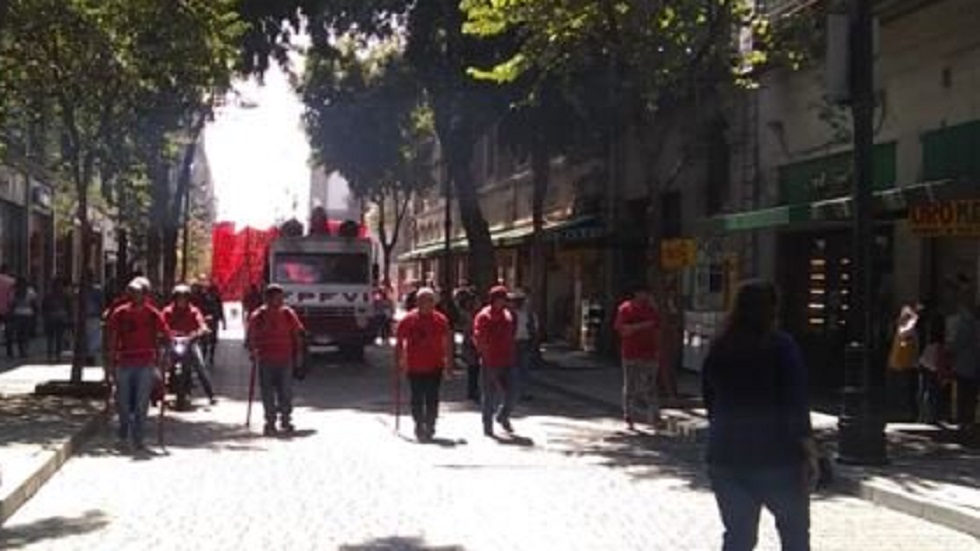Frente Popular Francisco Villa marcha hacia el Congreso de la Ciudad de México