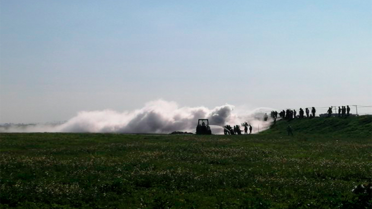 Continúan trabajos por fuga de gas en Nextlalpan, Estado de México