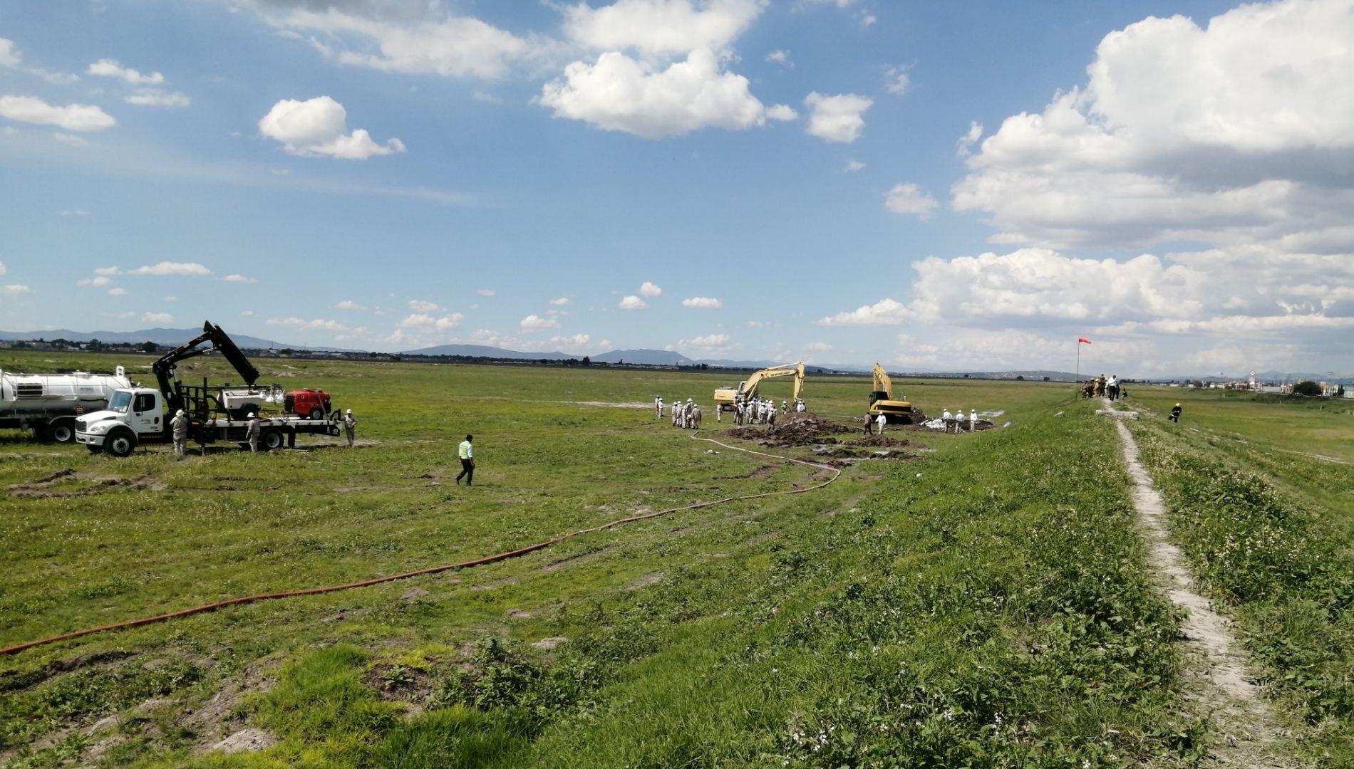 Se normalizan actividades en Nextlalpan tras fuga de gas