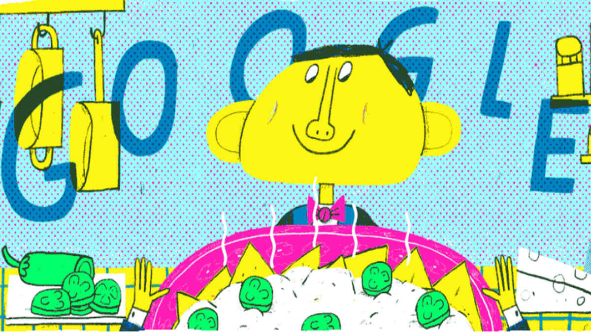 Google honra con un doodle al creador de los nachos