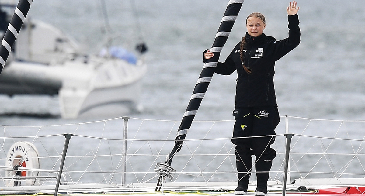 Greta Thunberg llega a Nueva York con mensaje de defensa del medio ambiente