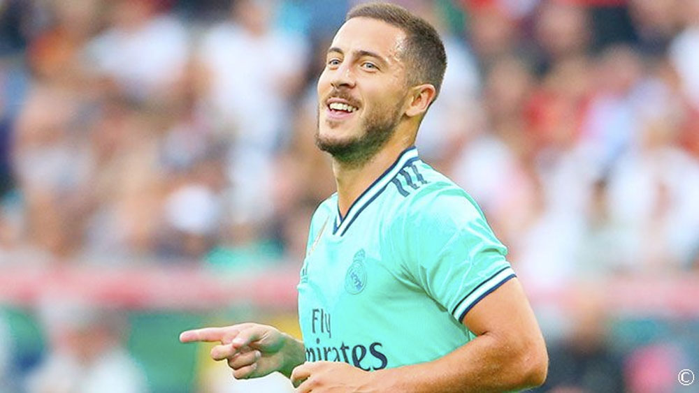 Hazard avanza en su recuperación con el Real Madrid