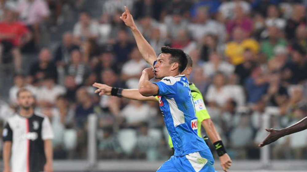 Gol del ‘Chucky’ Lozano en su debut con el Napoli