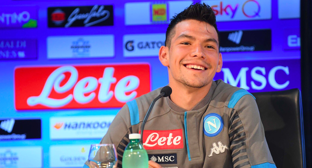 Napoli presenta oficialmente a Hirving Lozano