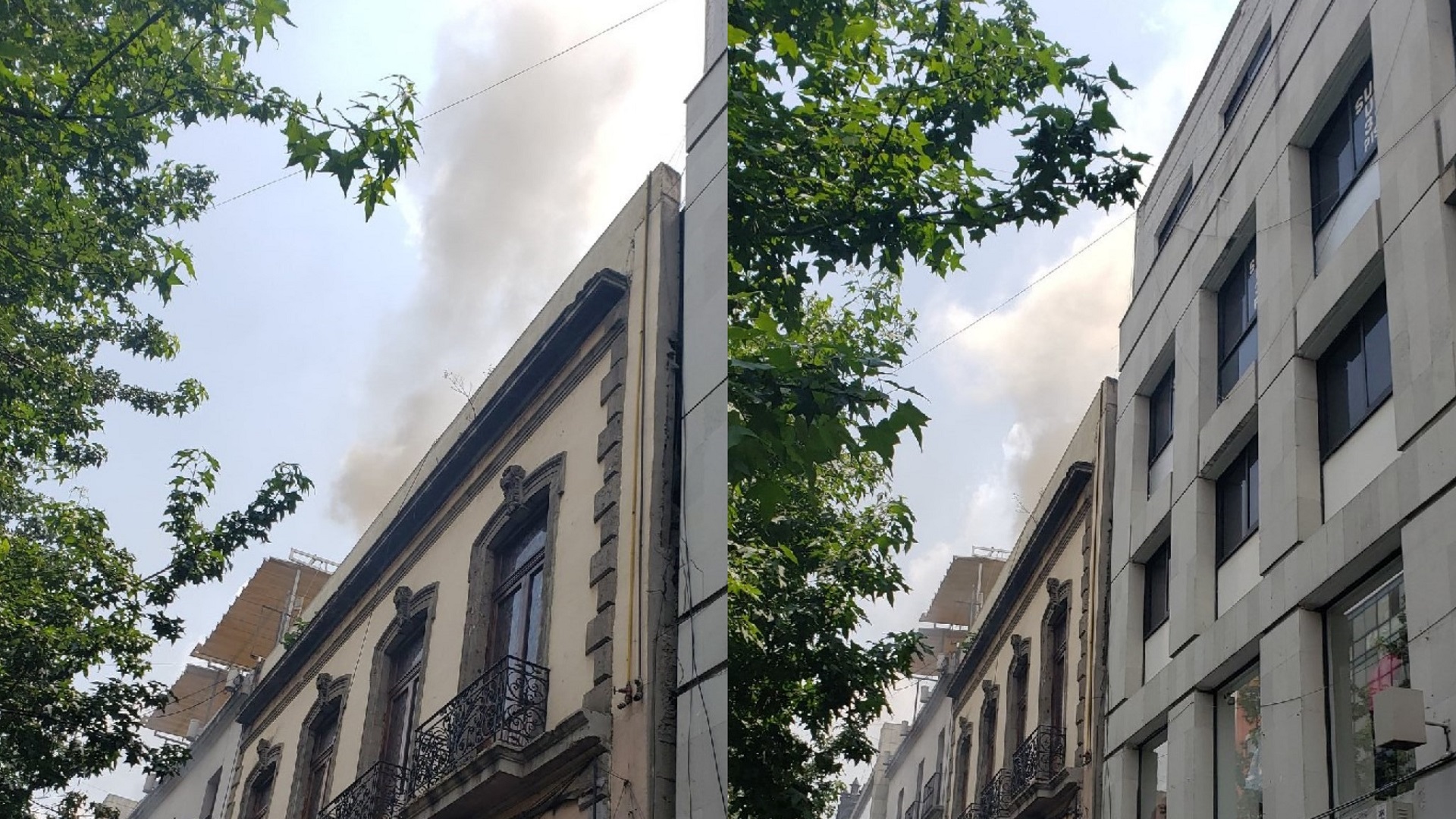 Incendio en inmueble de Avenida Pino Suárez