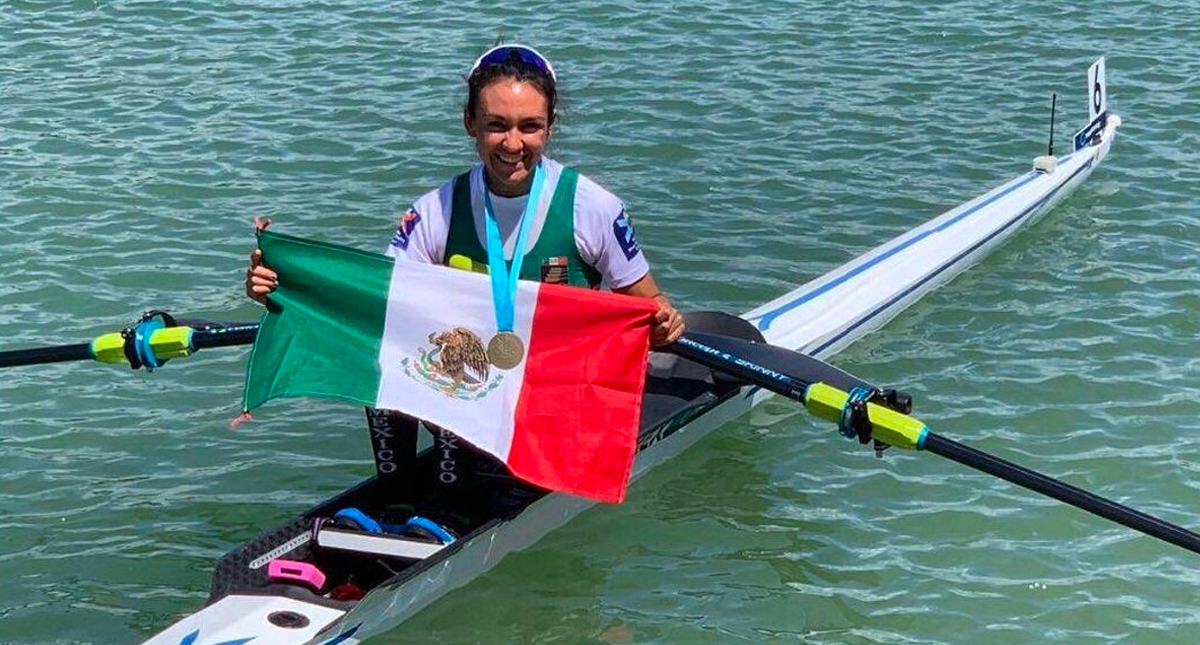 Kenia Lechuga gana oro en remo en Panamericanos Lima 2019