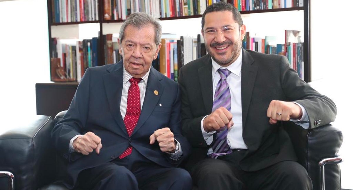 Muñoz Ledo confía en que limen asperezas Batres y Monreal