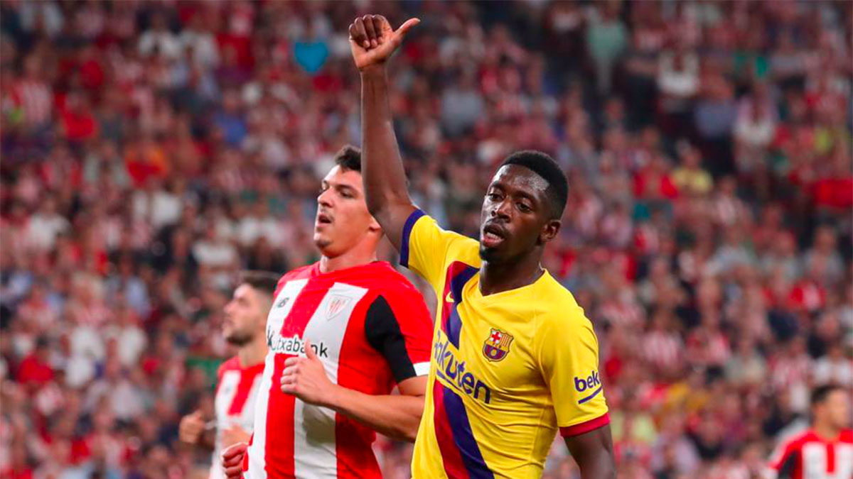 Dembélé fuera de las canchas cinco semanas por rotura fibrilar