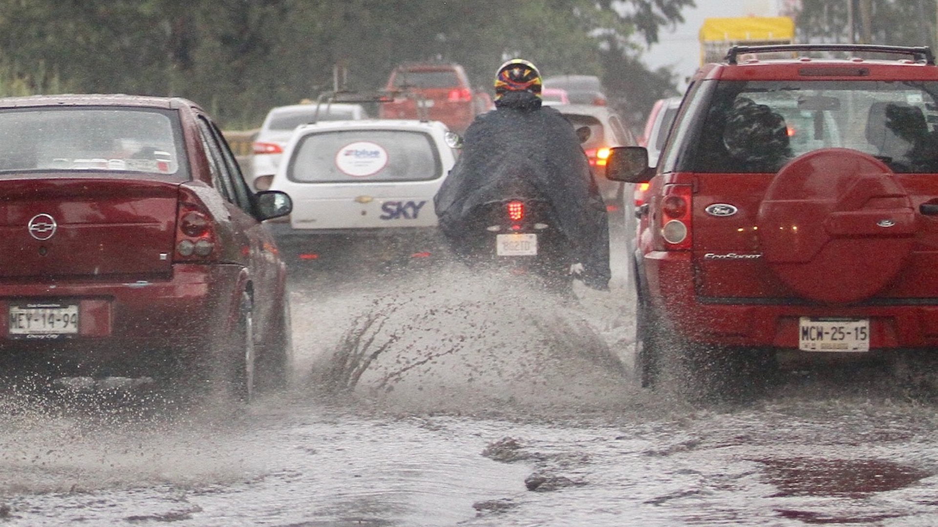 Alerta Amarilla por lluvia y granizo en cinco alcaldías de la Ciudad de México