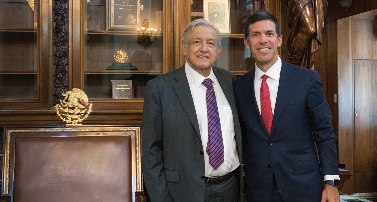 AMLO  se reúne con CEO de Goldman Sach