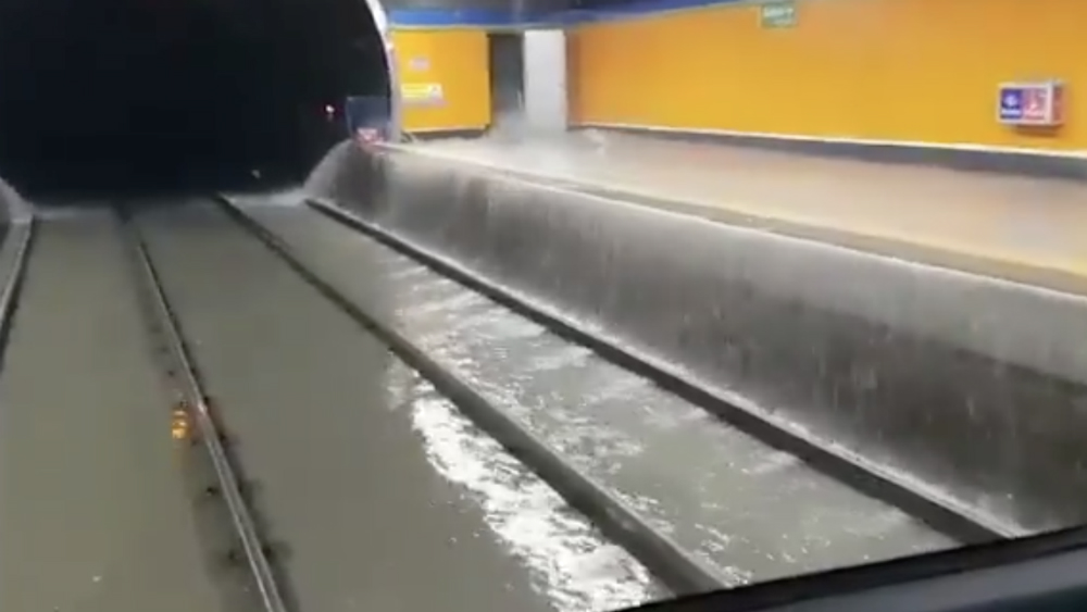 Fuerte lluvia ocasiona inundaciones y afectaciones en Madrid