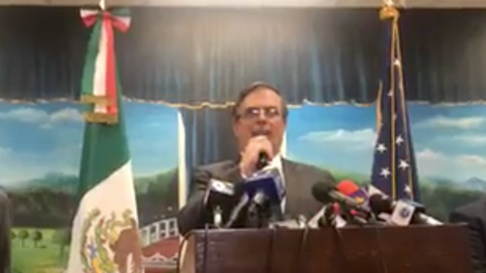 Mensaje de Marcelo Ebrard desde El Paso, Texas