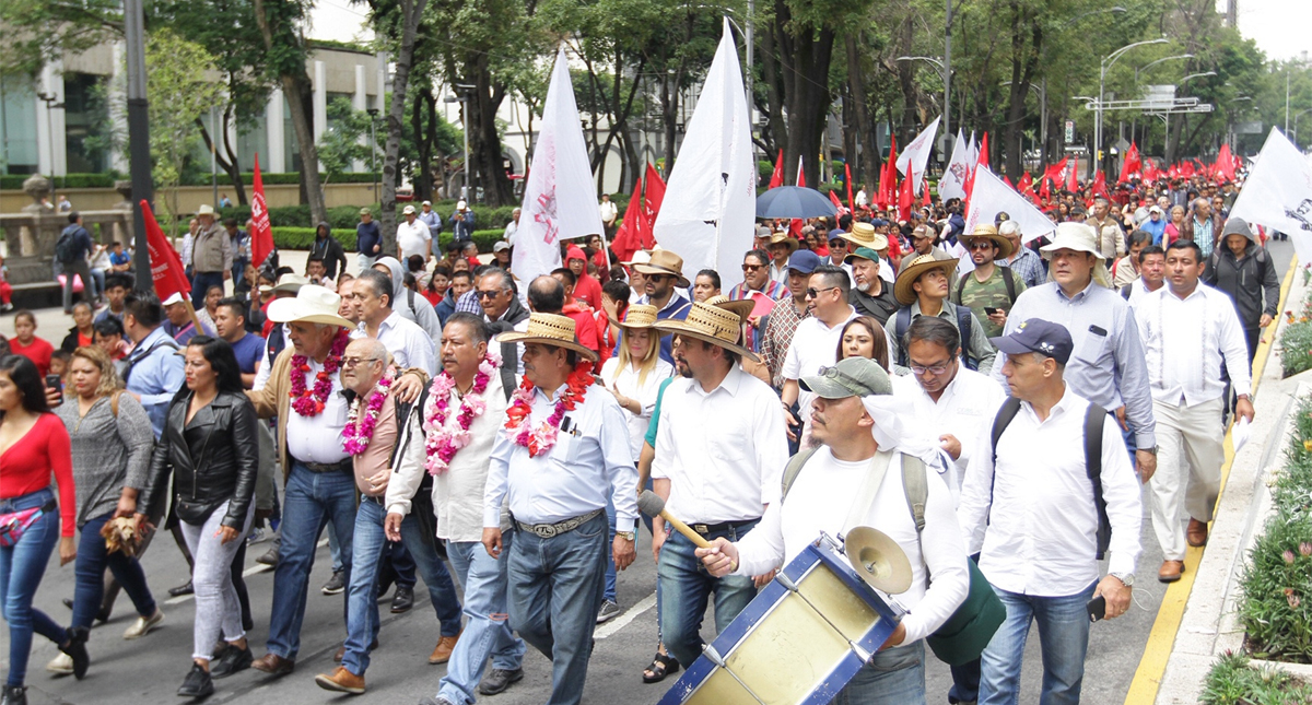 Marcha Nacional Campesina pide recursos para garantizar buenas cosechas