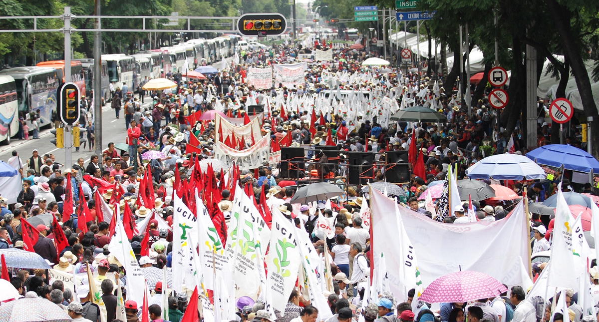 No somos acarreados ni maiceados: campesinos a López Obrador
