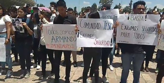 Estudiantes del TESCI exigen justicia por compañero asesinado - marcha-estudiantes-cuautitlan-izcalli