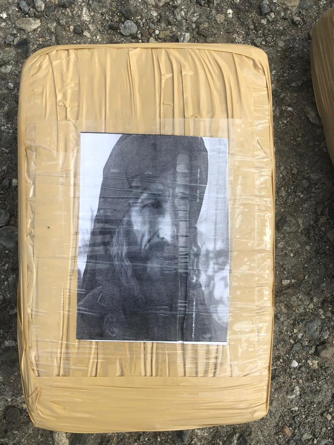 Incautan 1.6 toneladas de mariguana marcada con caras de Escobar y Bin Laden - mariguana-bin-laden