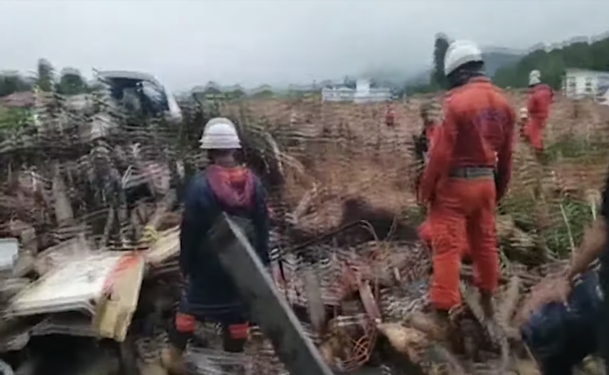 Medio centenar de muertos por un alud en el sureste de Myanmar Medio centenar de muertos por un alud en el sureste de Myanmar