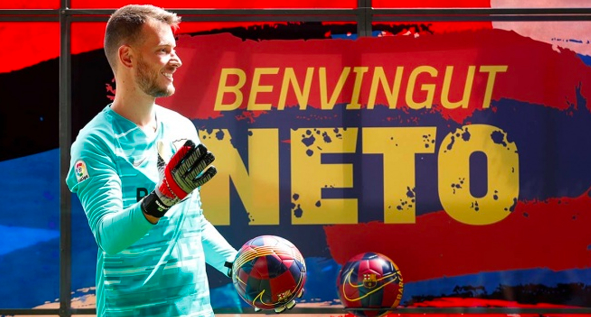 Operarán de la mano izquierda a Neto, portero del Barcelona