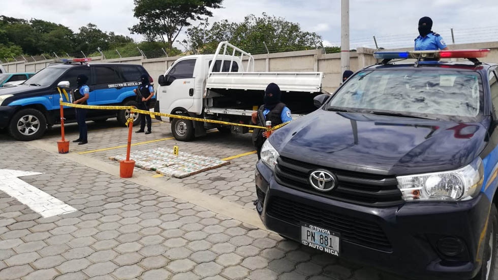 Decomisan más de 83 kilos de cocaína oculta en camión en Nicaragua