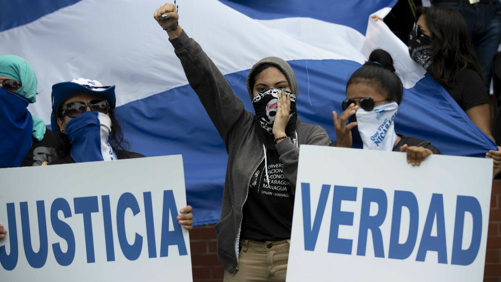 Oposición protesta por una “Navidad sin presos políticos” en Nicaragua