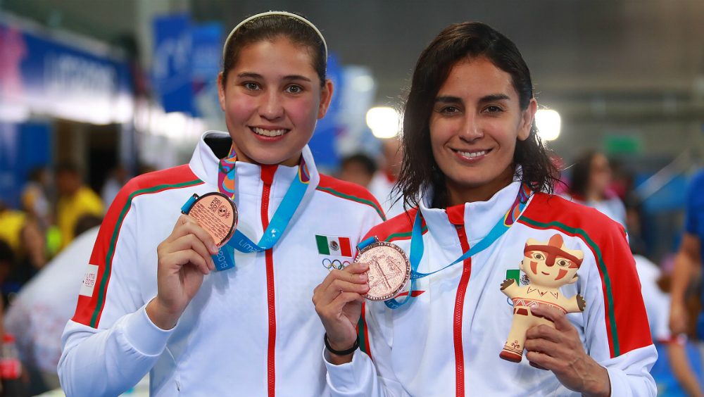 Paola Espinosa y Dolores Hernández se cuelgan bronce en Lima 2019