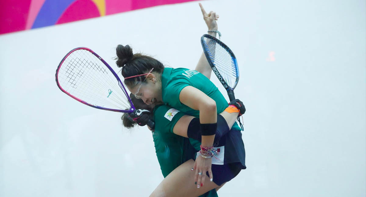 Longoria y Salas se llevan el oro en dobles de ráquetbol en Lima 2019