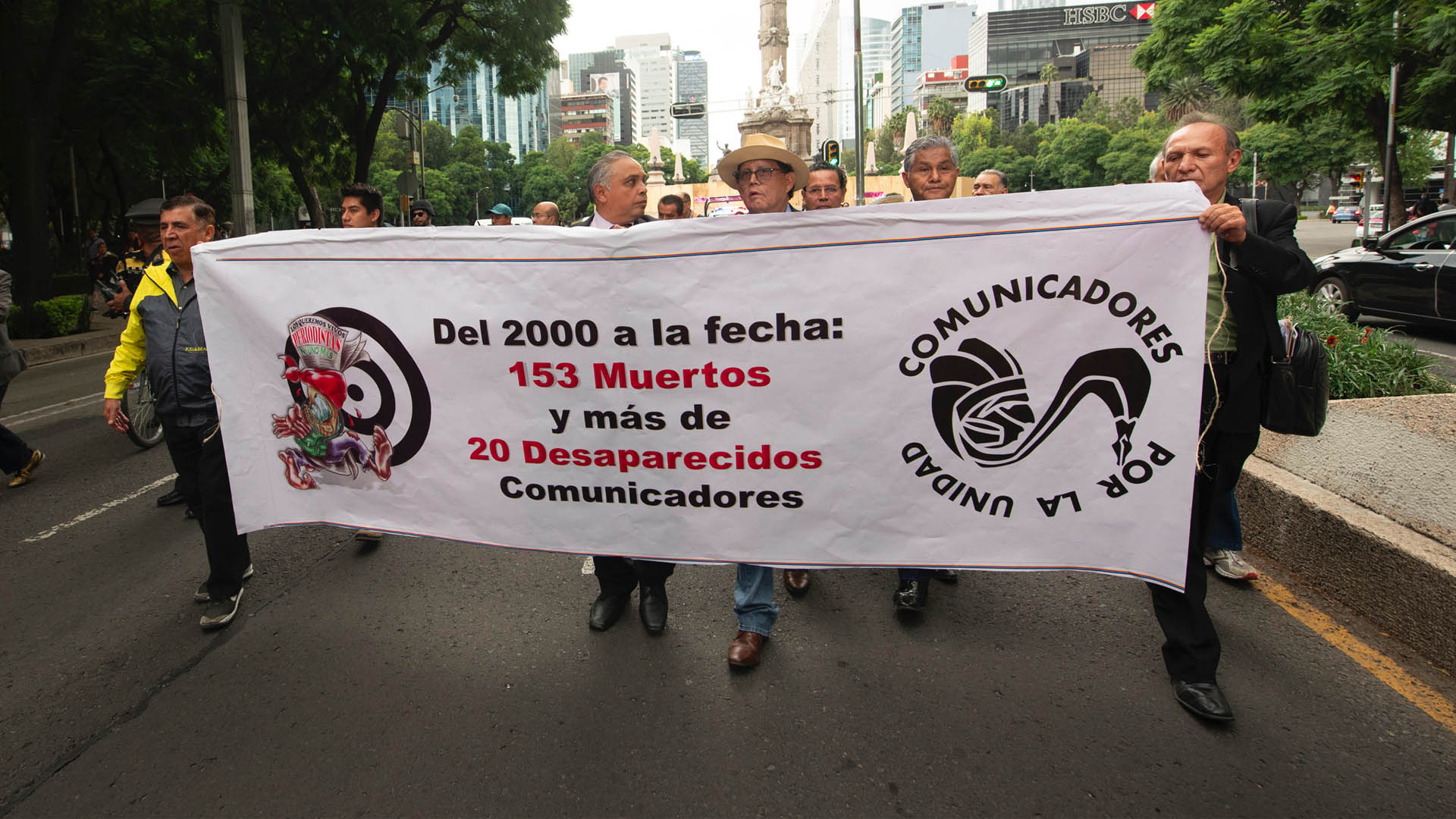 Marchan en la Ciudad de México contra violencia a periodistas