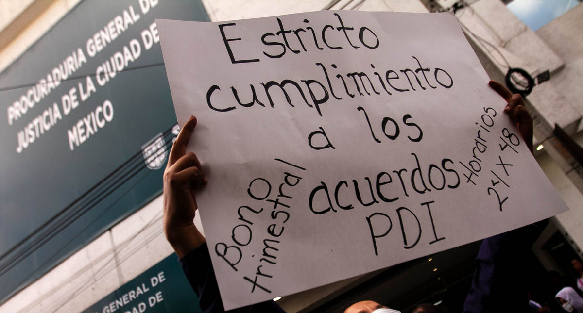 PGJ capitalina instalará mesa de diálogo con Policía de Investigación