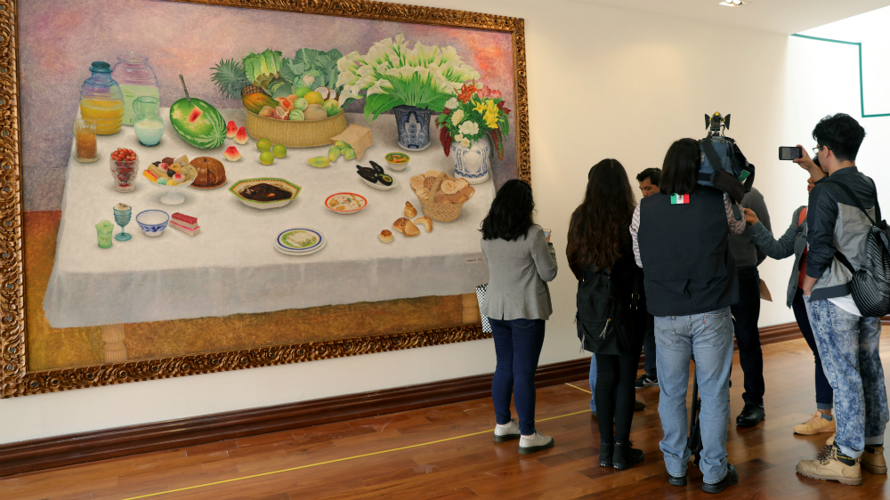 Exhiben en Los Pinos obras encargadas por Carlos Salinas de Gortari