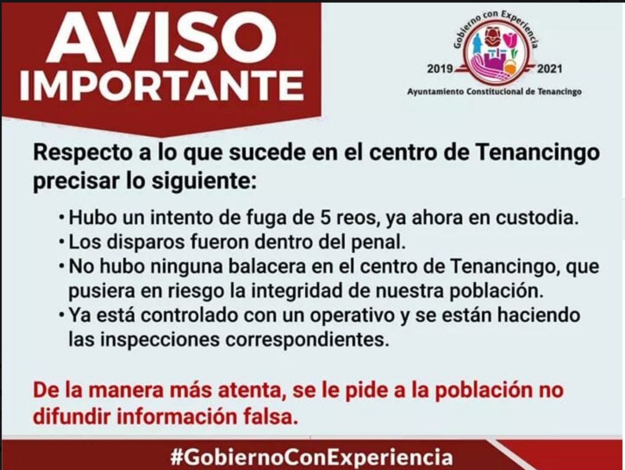 Controlan intento de fuga en penal de Tenancingo, Estado de México - reos-tenancingo