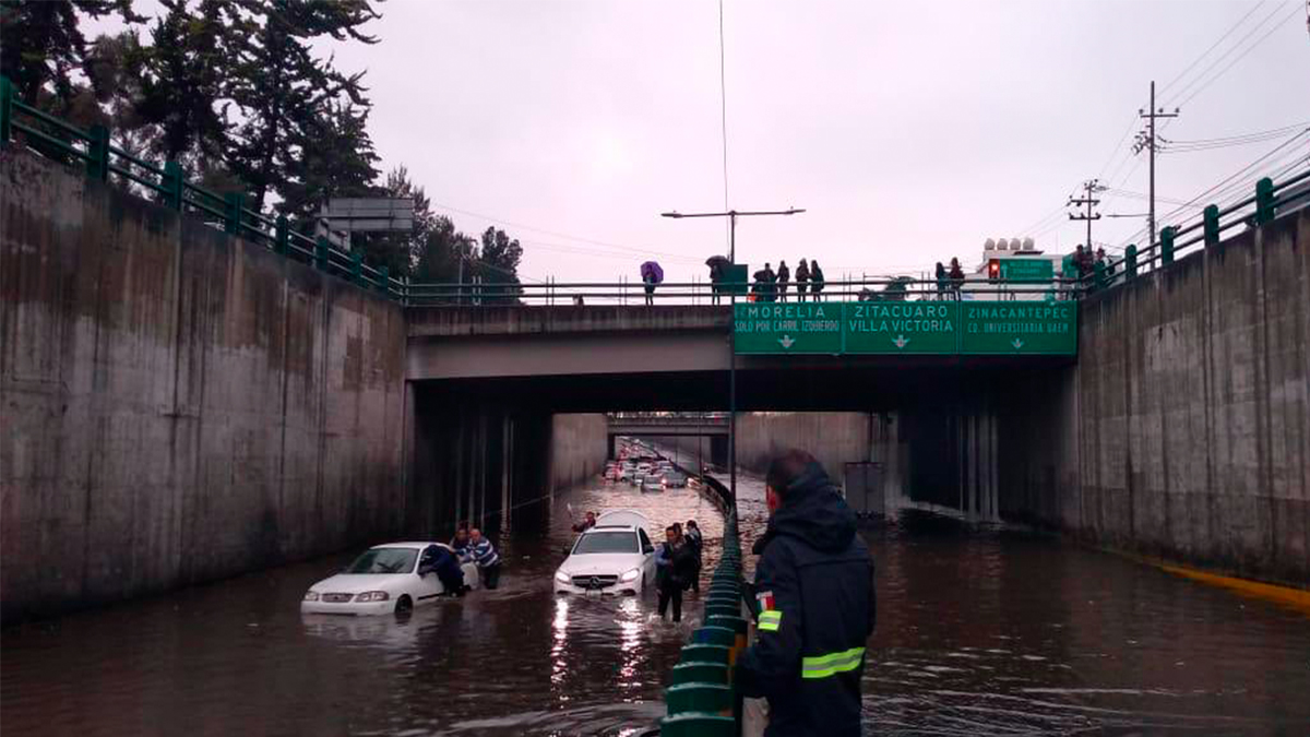 Continúan trabajos por desborde de Río Hondo en Naucalpan