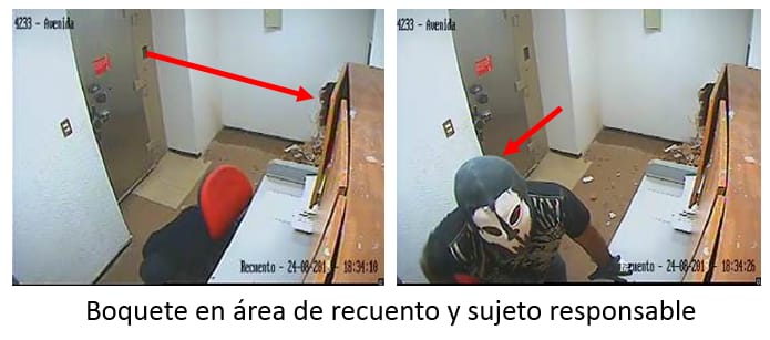 Destroza pared y roba banco en San Luis Potosí - robo-banco-san-luis-potosi-boquete