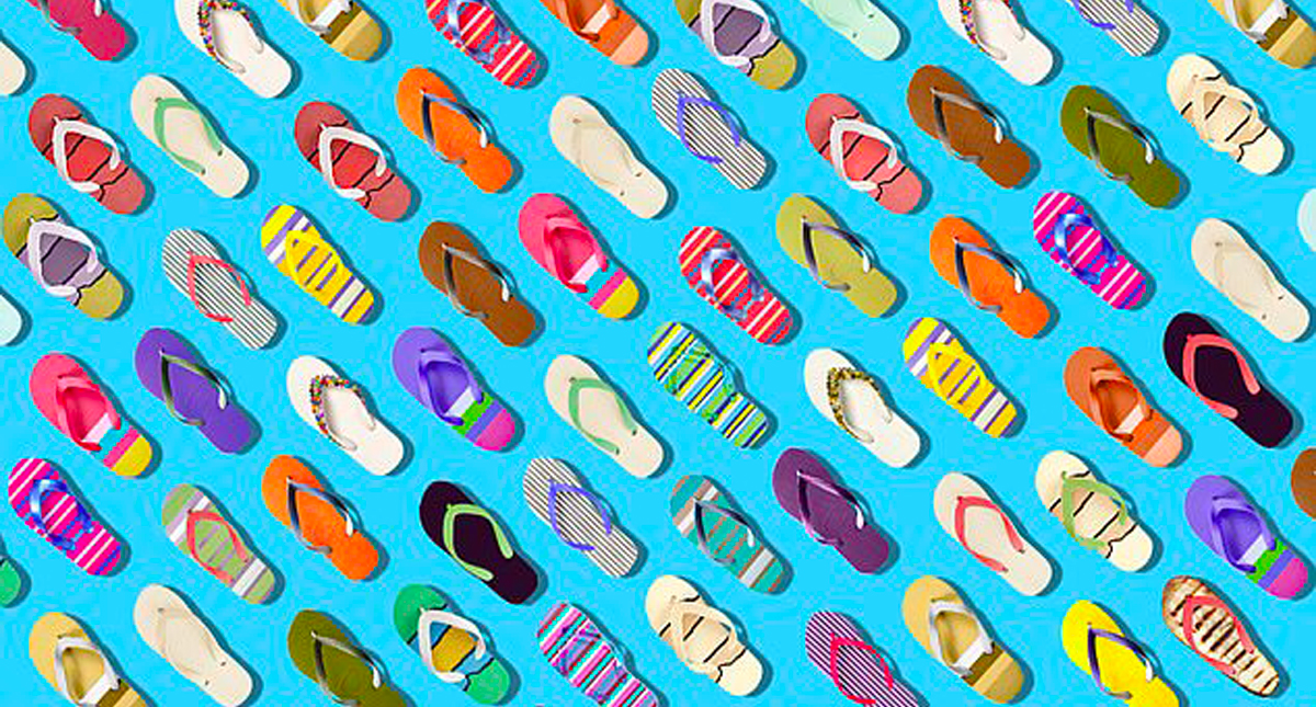 #RetoViral ¿Puede encontrar la berenjena entre las sandalias?