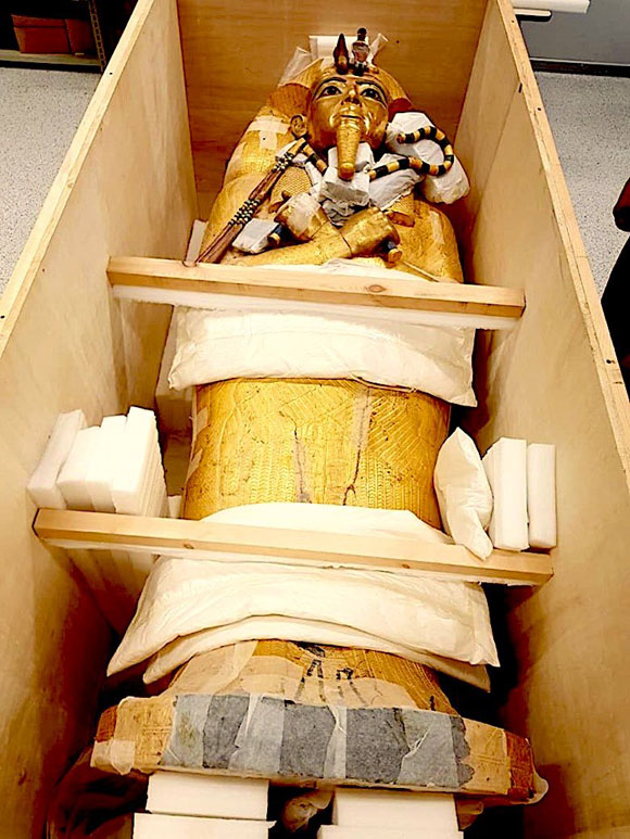 Gran Museo Egipcio presenta sarcófago de Tutankamón - sarcofago-del-faraon-tutankamon
