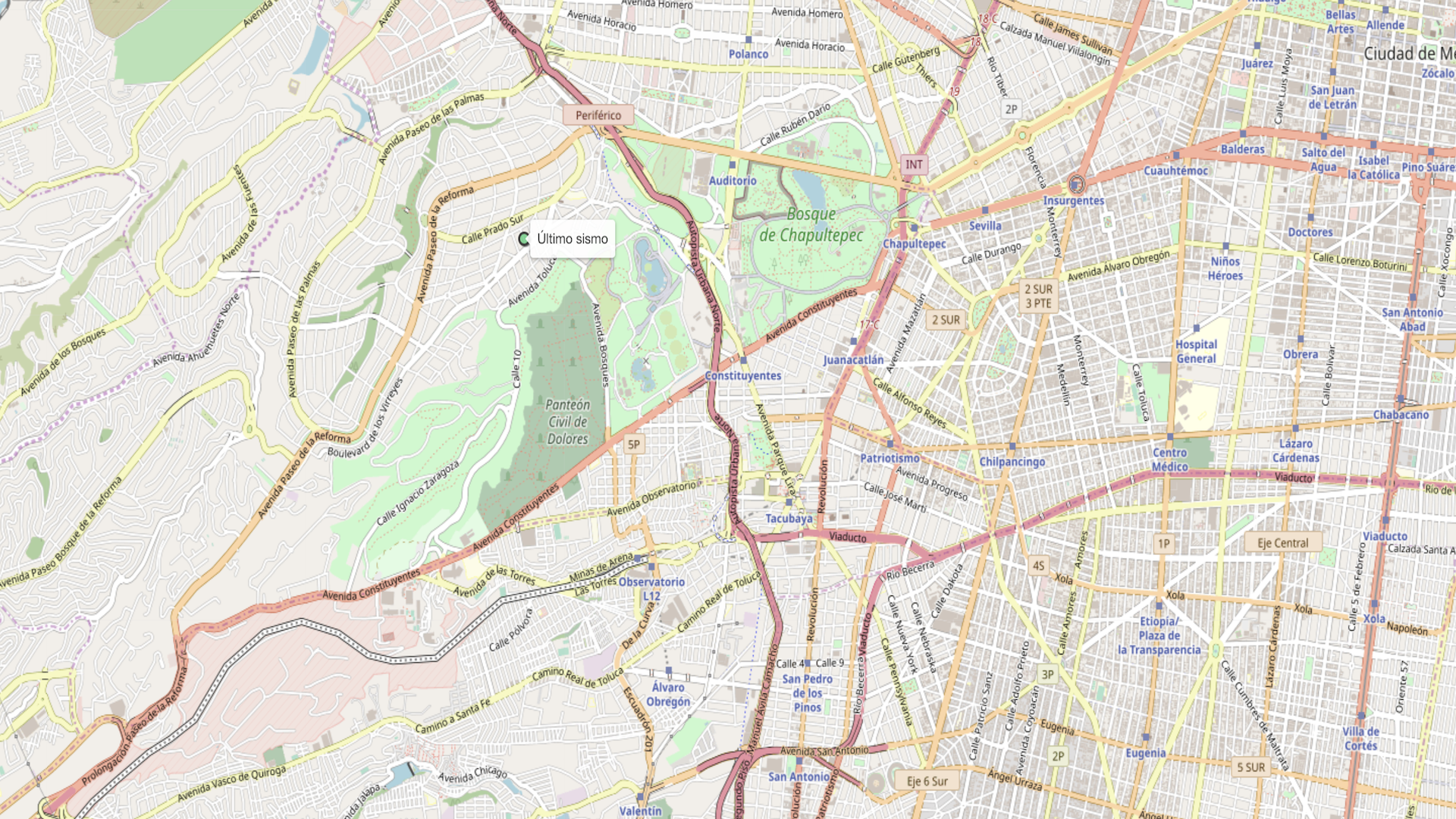 Nuevo microsismo en Álvaro Obregón