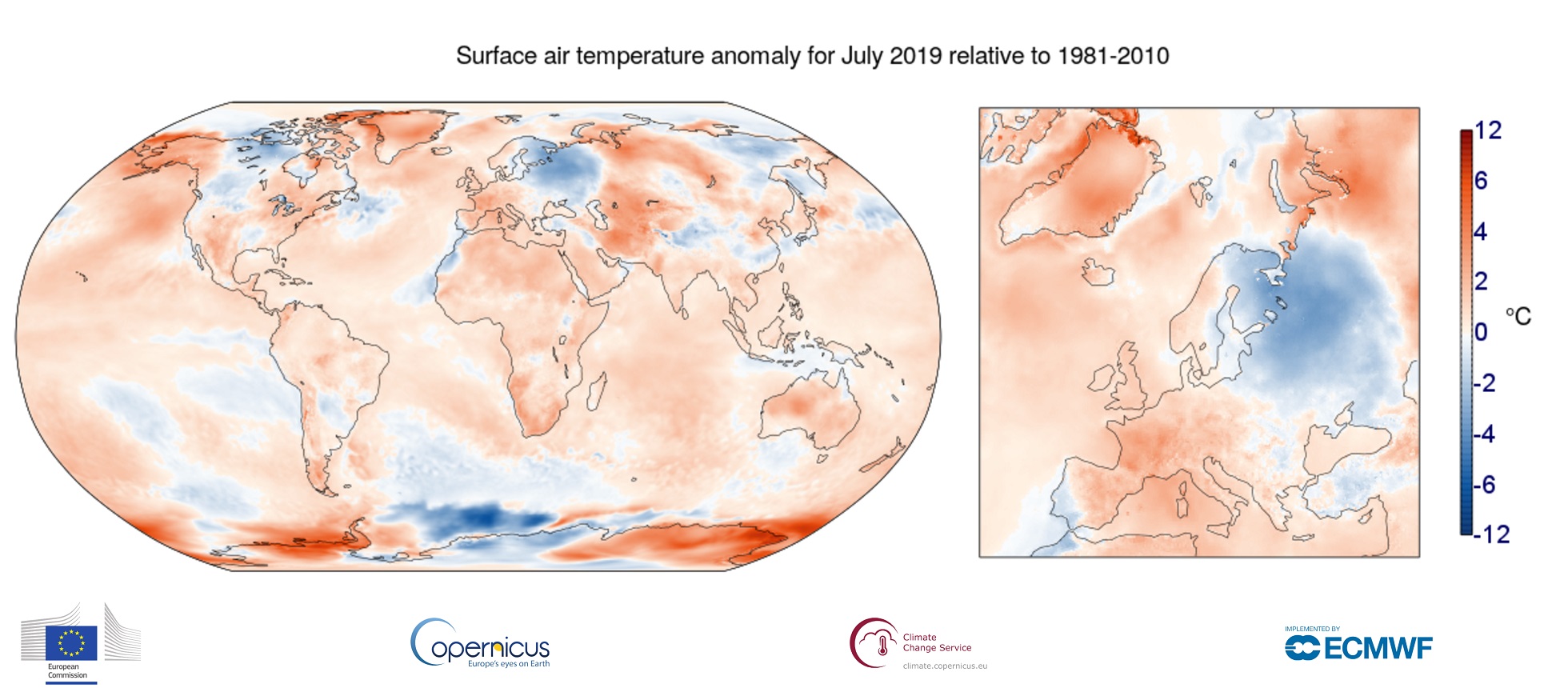 Julio de 2019, el mes más caluroso jamás registrado - temperaturas-durante-julio-2019