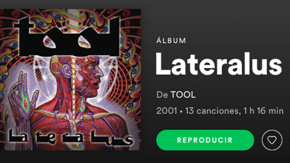 Tool lanza discografía en Spotify y otros servicios streaming Tool lanza discografía en Spotify y otros servicios streaming