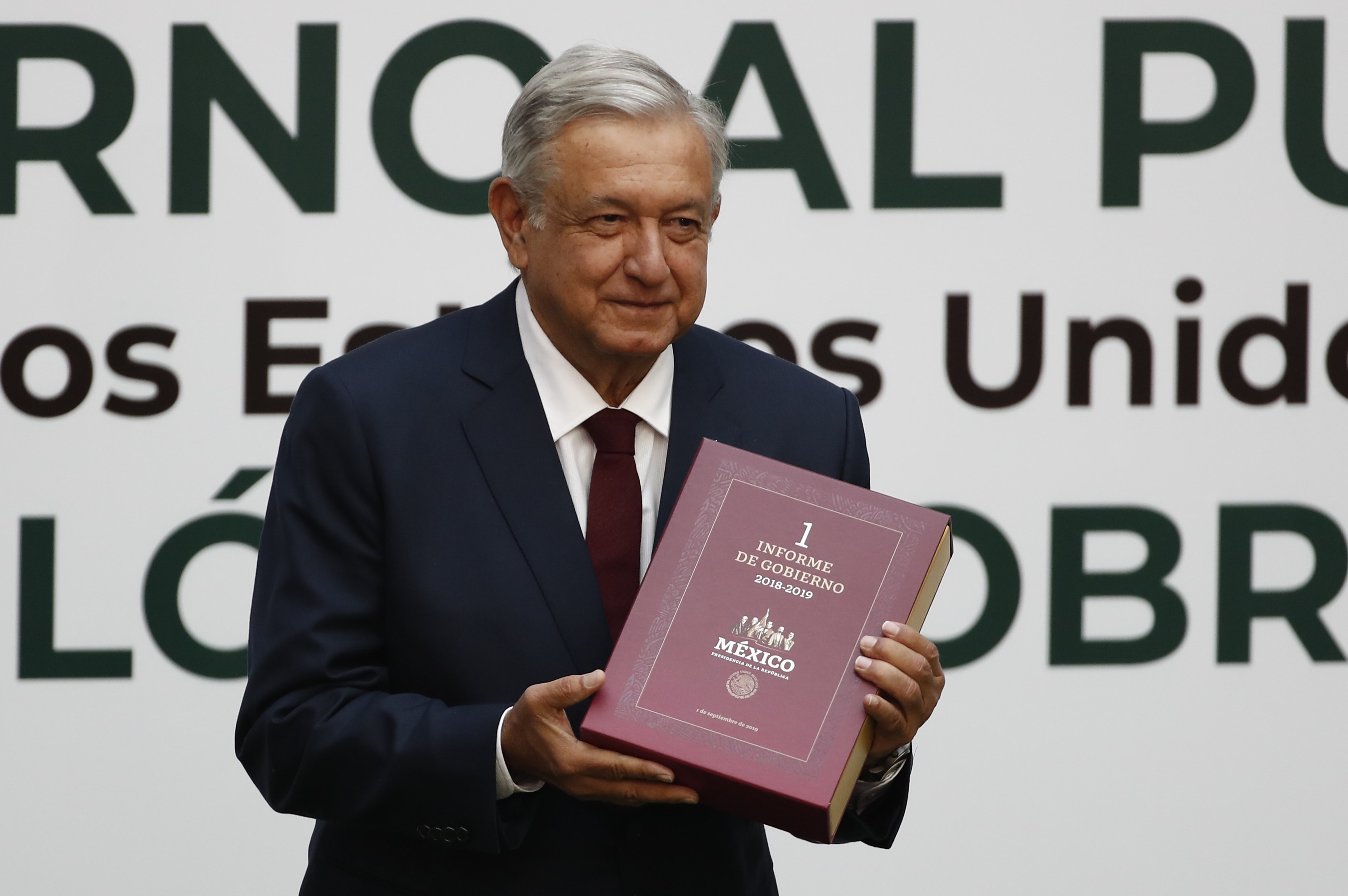 Versión estenográfica del discurso de López Obrador con motivo del Primer Informe de Gobierno Versión estenográfica del discurso de López Obrador con motivo del Primer Informe de Gobierno