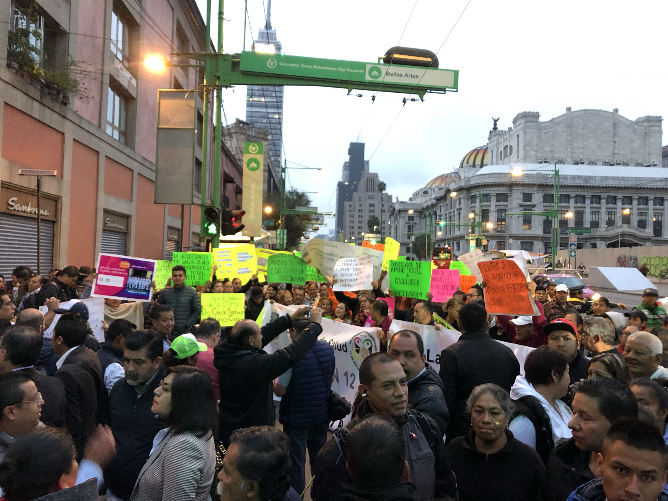 Las movilizaciones de este viernes en Ciudad de México