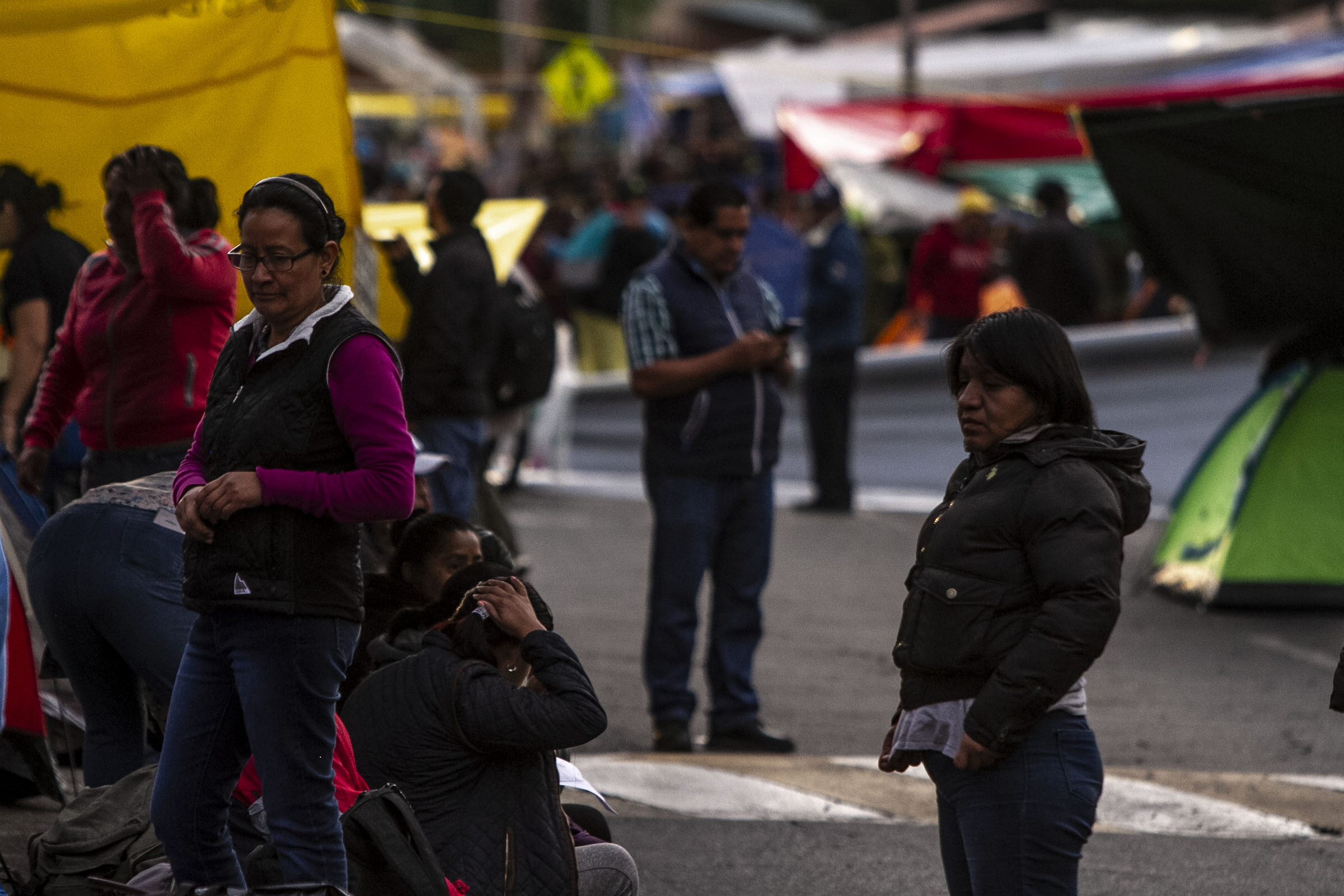 La Coordinadora mantiene plantón en la Cámara de Diputados para impedir que aprueben leyes educativas - 90918059