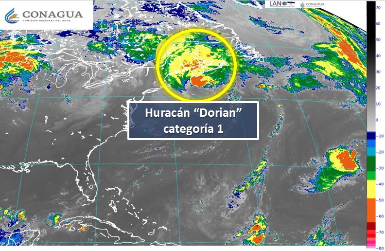 Dorian se mantiene como huracán categoría 1 - a-4710-temp1