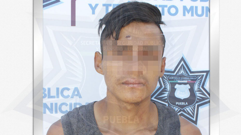 Detienen a hombre que intentó robar a menor de 2 años en Puebla