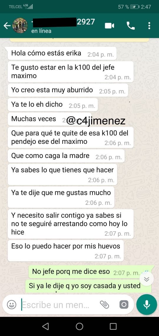 Acusan a jefe de sector de SSC en Tlalpan de acosar a oficial - acoso-ssc-01