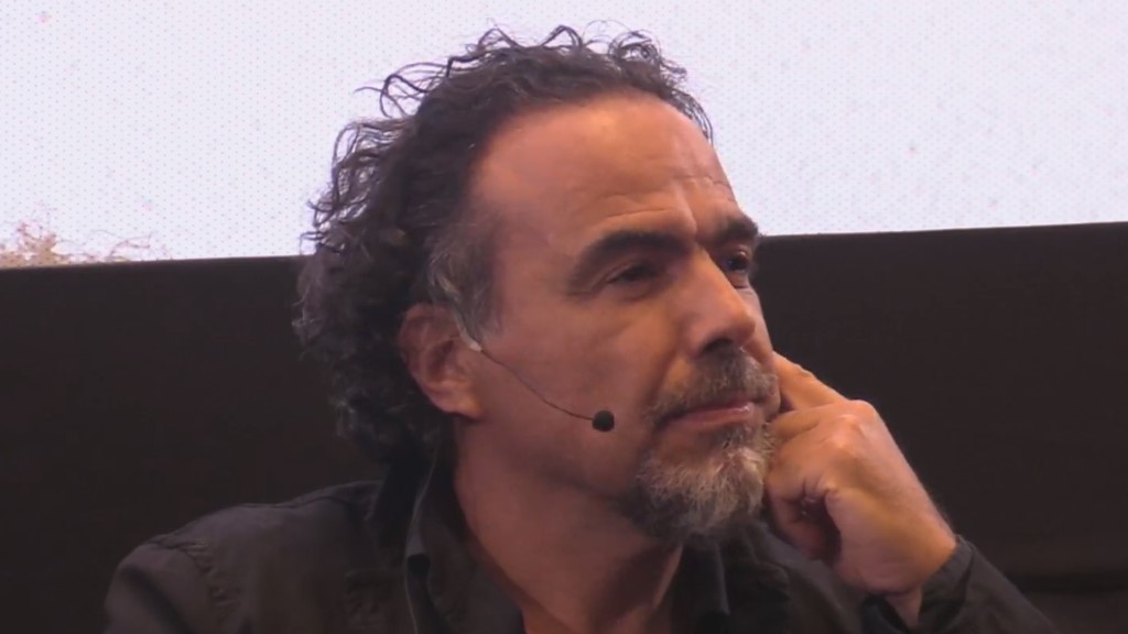 Alejandro González Iñárritu imparte clase magistral en la UNAM