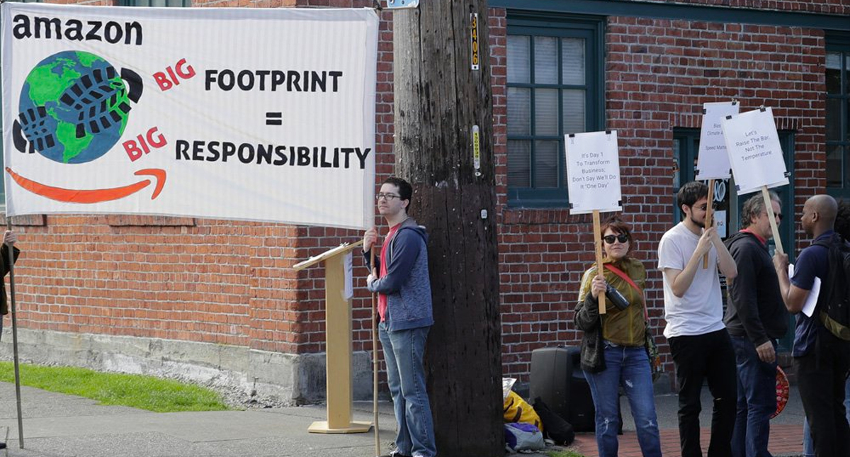 #Video Empleados de Amazon anuncian huelga para el 20 de septiembre