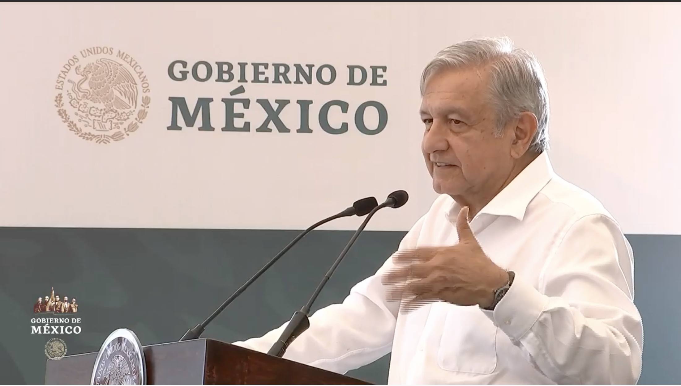 Mensaje de López Obrador en el Hospital Rural Matehuala, San Luis Potosí Mensaje de López Obrador en el Hospital Rural Matehuala, San Luis Potosí